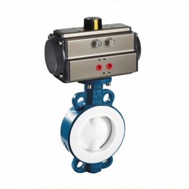 Pneumatic Lining Fluorine Butterfly Valve