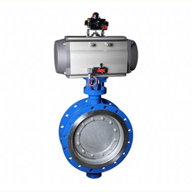 Flanged Tri-eccentric Pneumatic Butterfly Valve