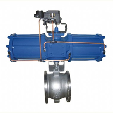 Pneumatic V-type ball valve