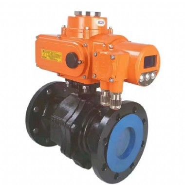 Electric regulating ball valve