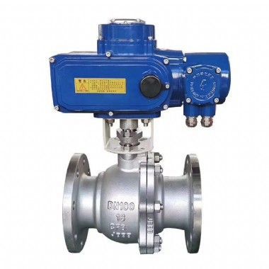 Electric regulating ball valve